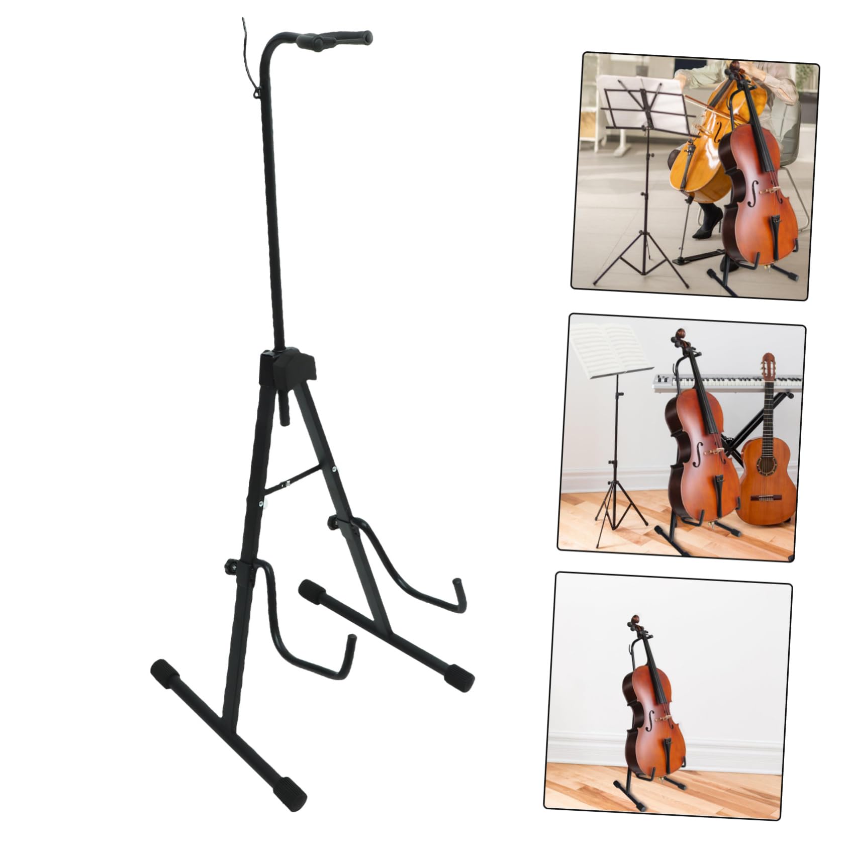 Yardwe 1pezzi Supporto Per Violoncello Pieghevole Accessorio Per Violoncello Presa Salda Protezione Pavimento Per Musicisti e Apprendisti