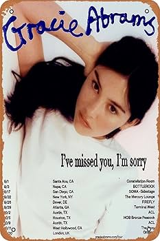 Amazon.co.jp: Yzixulet Gracie Abrams ツアー ポスター レトロ