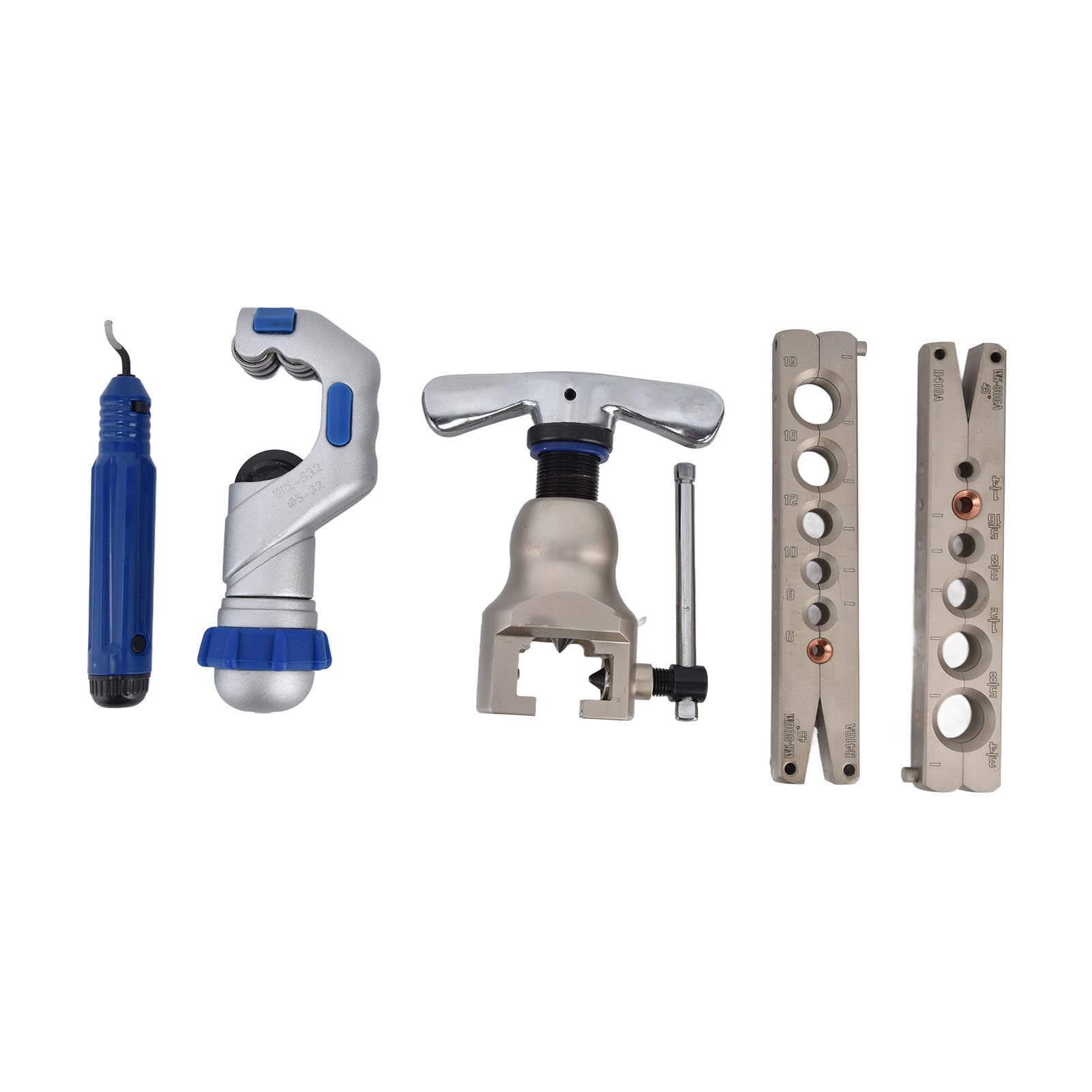 VGEBY Kit de Herramientas de Abocardado Juego de Abocardador de Tubería Resistente y Duradero para Conexión de Tubería Cobre Aluminio Acero Inoxidable 6 Mm-19 Mm