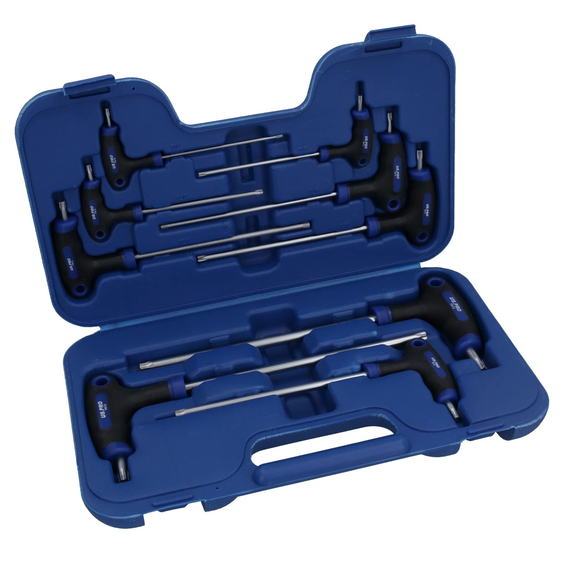 Jeu de clés Torx T10 T15 T20 T25 T30 T40 T50 poignée en T Bergen