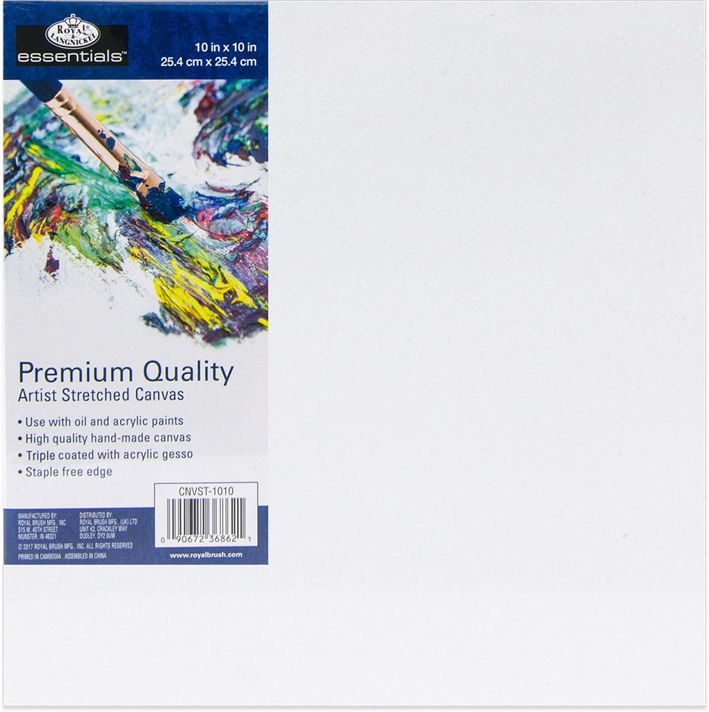 Châssis entoilé 25x25 cm Royal Brush Essentials toile coton