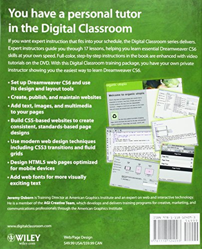 Adobe Dreamweaver CS6 Digital Classroom