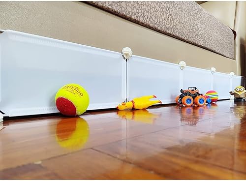 Bloqueador debajo de la cama para mascotas, parachoques de brecha para debajo de la cama, evita que las cosas vayan debajo de la cama o sofá,