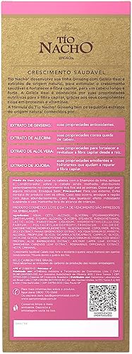 Tio Nacho Condicionador Ginseng 415ml - Antiqueda e Promove Fios Longos