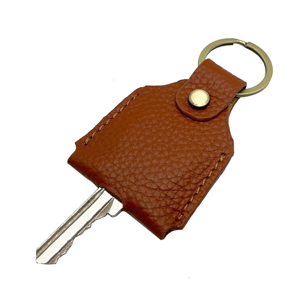 Della Stella Genuine Leather Key Ring, Holder, and Sleeve