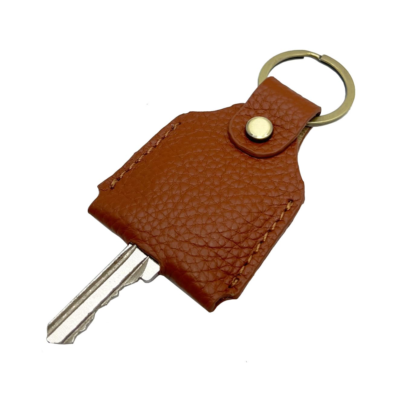 Genuine Leather Key Ring,Key Holder,Key Sleeve for Men,Women,Stylish Key Cover for Broken Key,Key Protector