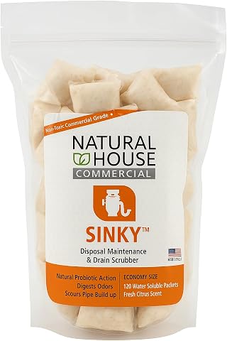 Natural House Sinky Plant-Based Enzyme Drain Cleaner Pods Family Pack - 120 Coun