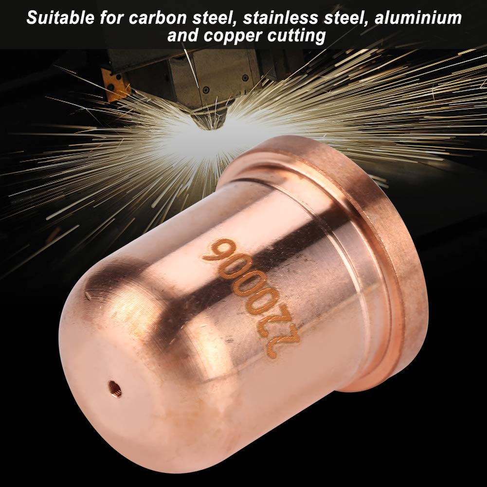 Cutting Nozzles,5Pcs Plasma Cutter Tips 220006 MAX1250Tellurium Copper Plasma Nozzles Plasma Torch Tips Consumables for Plasma Cutting Consumables Nozzle Machine