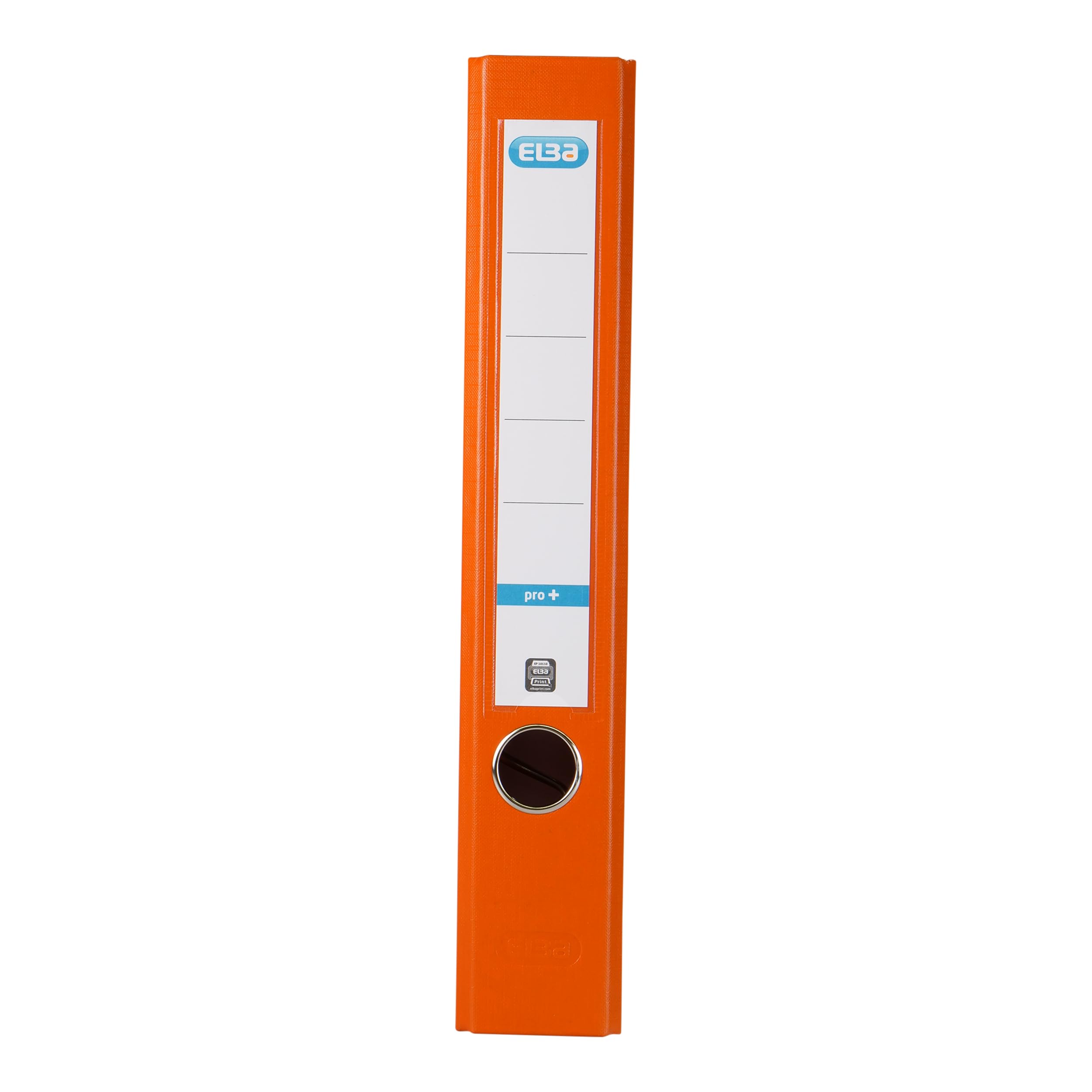 Elba Smart Pro+, 10 cartelline in plastica, formato A4, 5 cm, colore: arancione