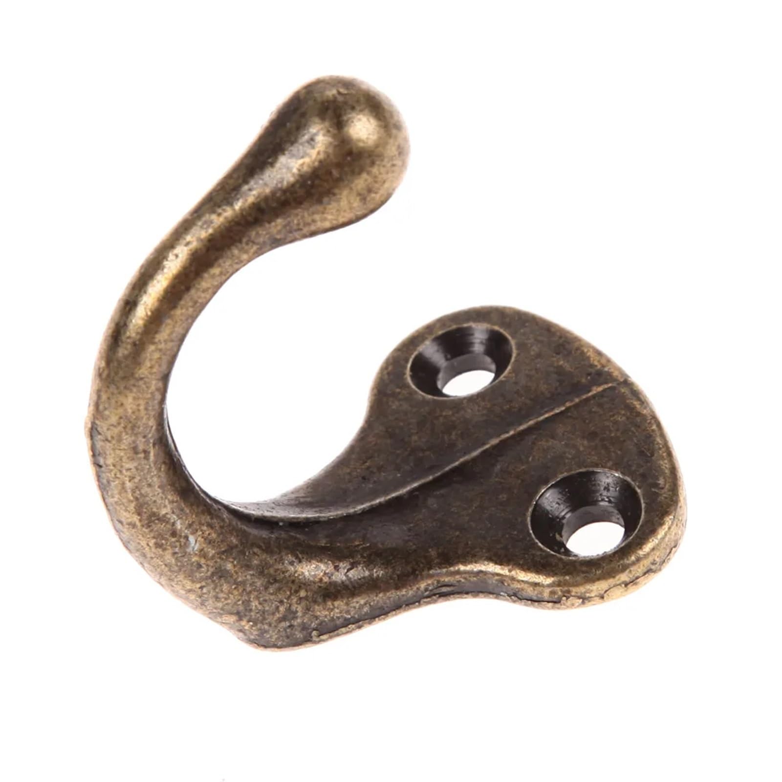 Yusuzh Type 1 10Pcs Vintage Cloth Coat Bag Hat Hanging Hooks Bronze Wall Clothes Hook For Key Towel Bags For Mudroom,Closet(Type 1)