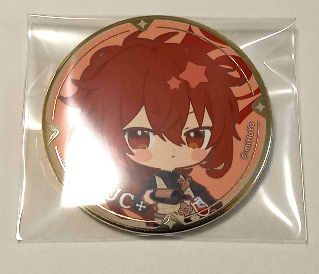 原神 スイパラ コラボ ディルック 缶バッジ 正規 販売 店 原神 スイパラ ディルック 缶バッジ