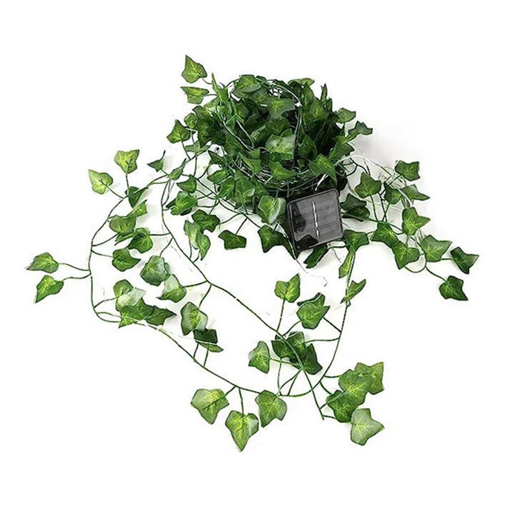 CTRLZS Solar Rattan Light Rattan Decorative String Light Garden Courtyard Wall Decoration Light String 2M