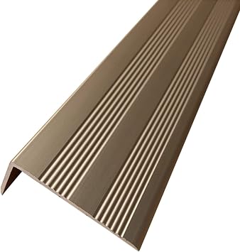 Floor Transition Strip Flooring Edge Trim, Transition Strip Table Wall Edge Protector Strips with Non-Slip Surface, Aluminum Alloy Corner Protectors Guard, for Home/Preschool/Nursery/Daycare
