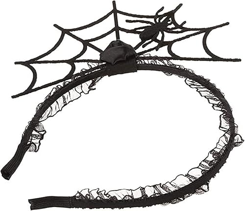 Diademas de Halloween de araña, aro para el pelo, banda para el cabello, telaraña, fiesta de Halloween, accesorio para el cabello para niñas,