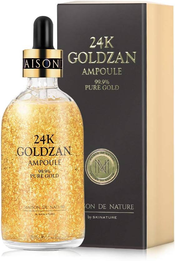 24k GOLDZAN AMPOULE 99.9% Pure Gold Serum of The Year in Korea - Maison de Nature