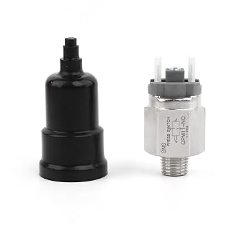 SNS 1/8 Inch Male Thread Pneumatic Adjustable Diaphragm Type Pressure Switch Normally Open QPM11-NO-N1