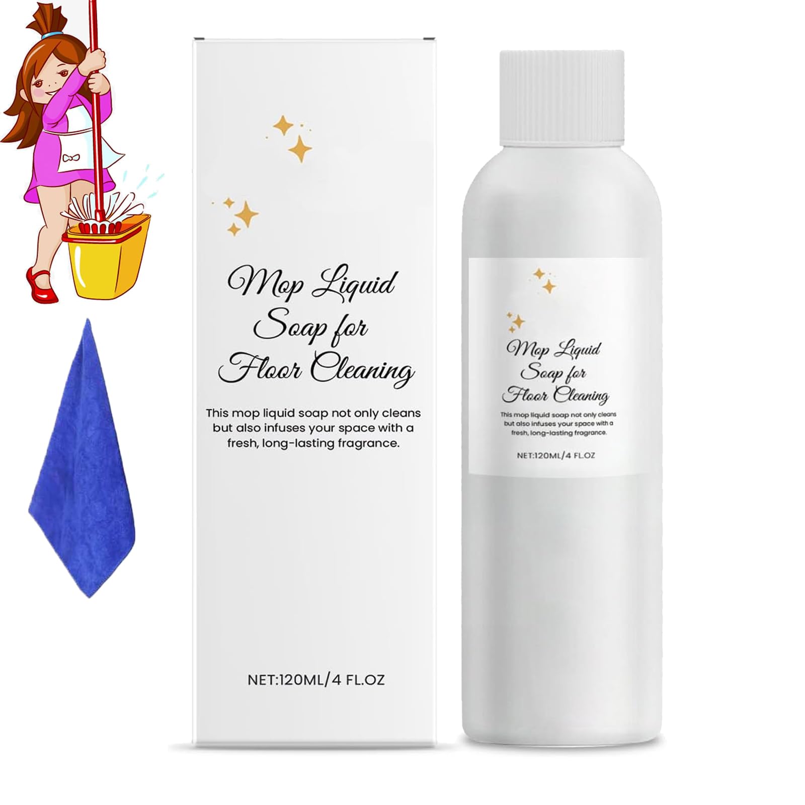 R&W Mop Soap,Cliprain Mop Soap,Multipurpose R and W Highly Scented Mop Soap,Reshline Mop Soap, Mavwicks Fragrances Mop Soap,R and W Mop Soap,Highly Scented Mop Soap (1, 1Pc)