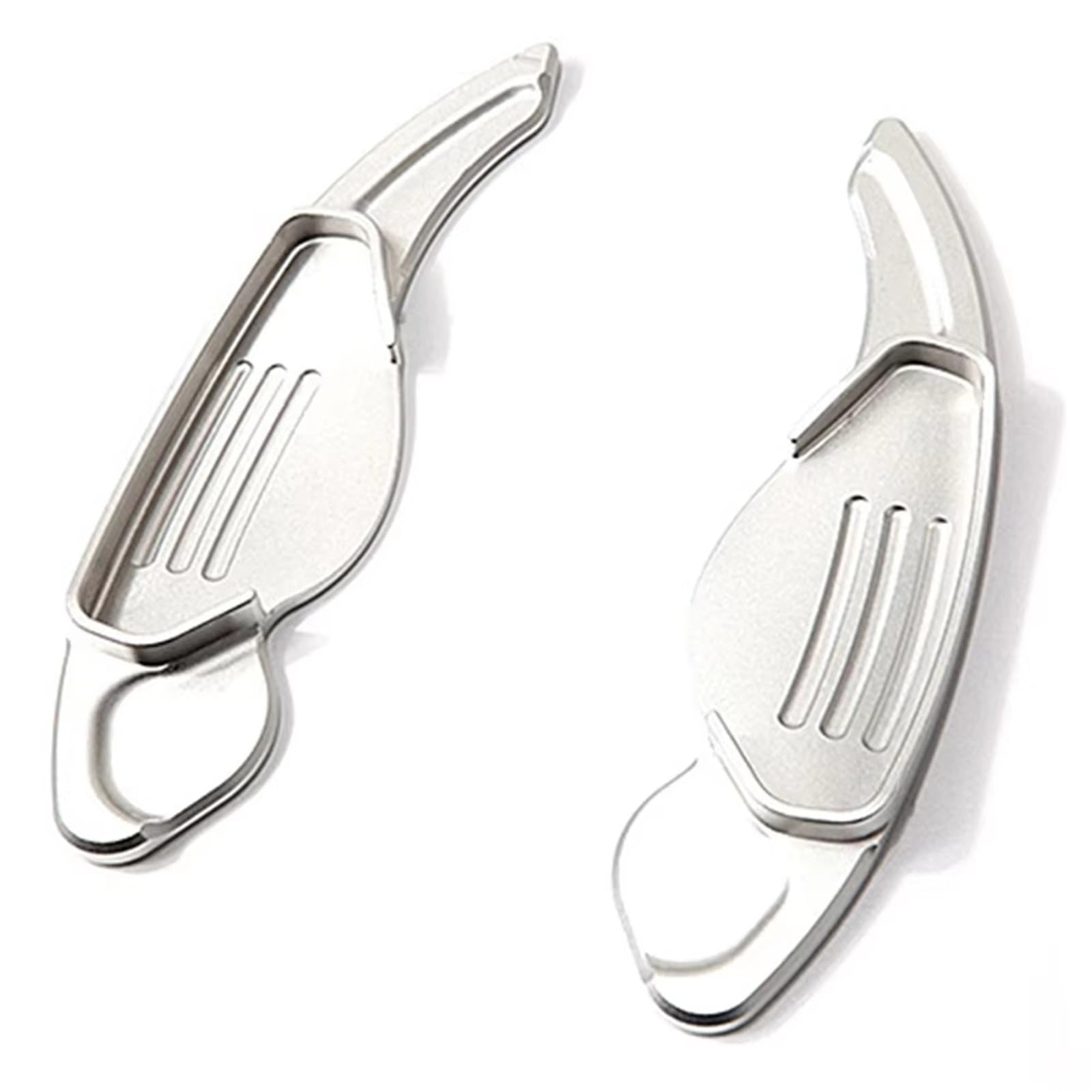 BWWIEZRS Compatible with Land for Rover for Evoque for Velar for Vogue for Discovery 5 L462 Car Steering Wheel Shift Paddle Car Quick Shift Shift Paddles(Silver)