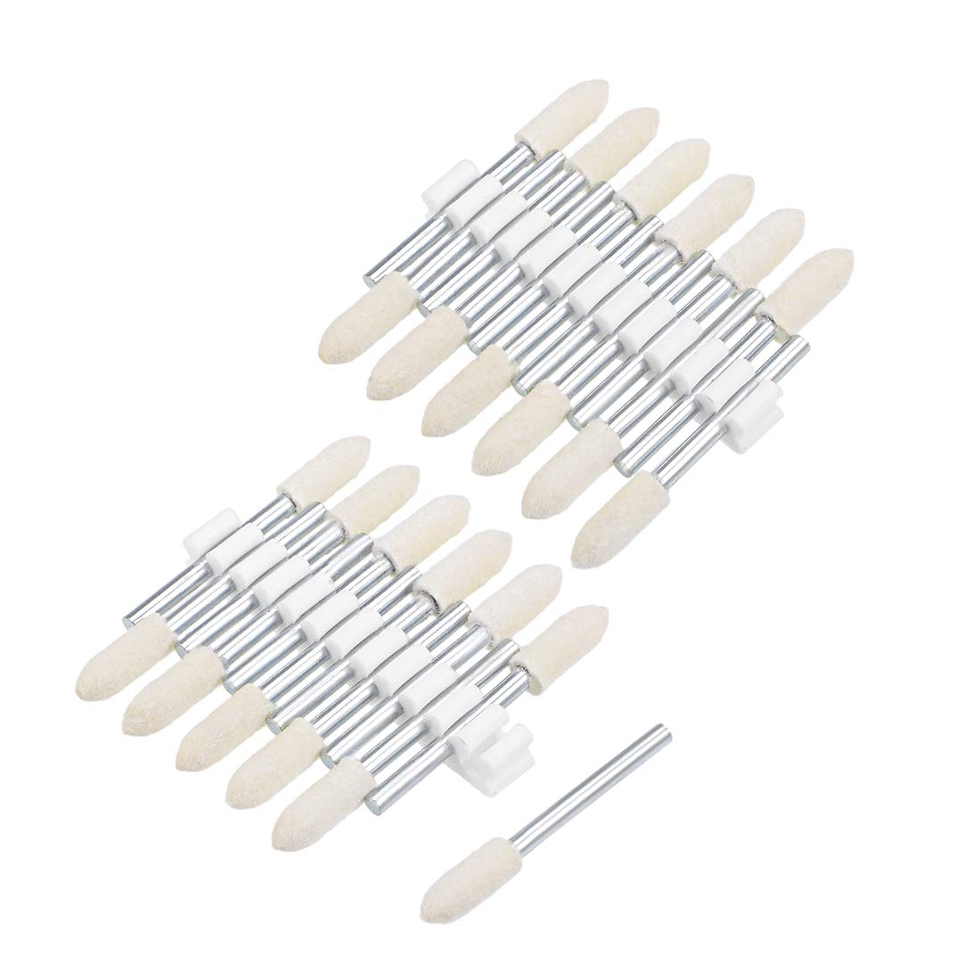 Wool Felt Polishing Bits - 20 Pack -12