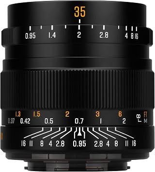 Brightin Star 35mm F0.95 APS-C Manual Focus Prime Lens for Fujifilm XF Mount Mirrorless Cameras, Large Aperture Fixed Lens, Fit for XT5, XT4, XT30, XPRO3/1, XT200, XS10, XA7, XE4, XH1Black