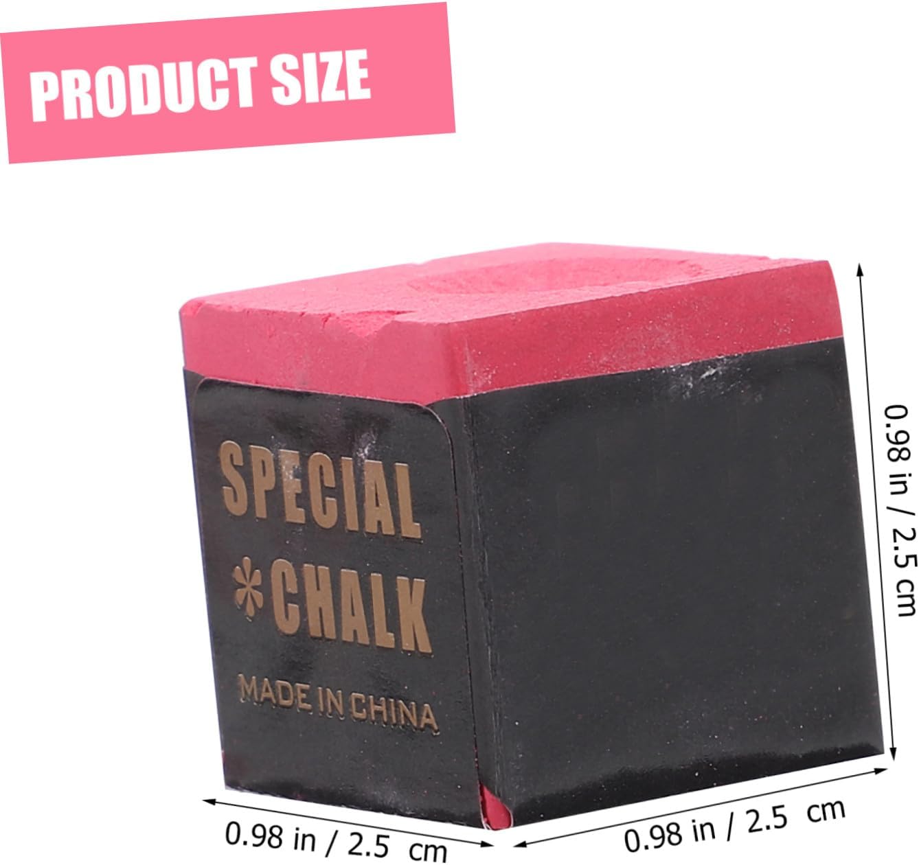 24 pcs Pink Billiard Cue Chalk Cubes Oil-Based Pool Cue Chalk for Bars and Home Use Bulk Supplies for Table Billiards Accessories Reduce Game Errors Practical Snooker Powder