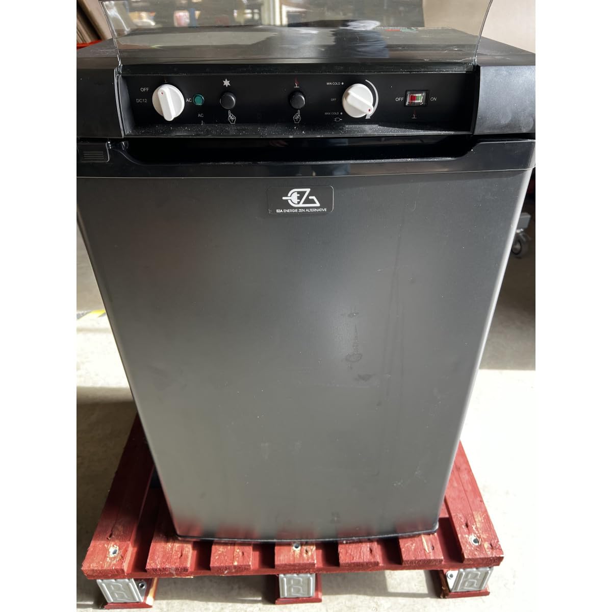 EZA Odnowiona lodówka 3-drożna absorpcyjna 100 l, 12 V, 230 V, samochód kempingowy