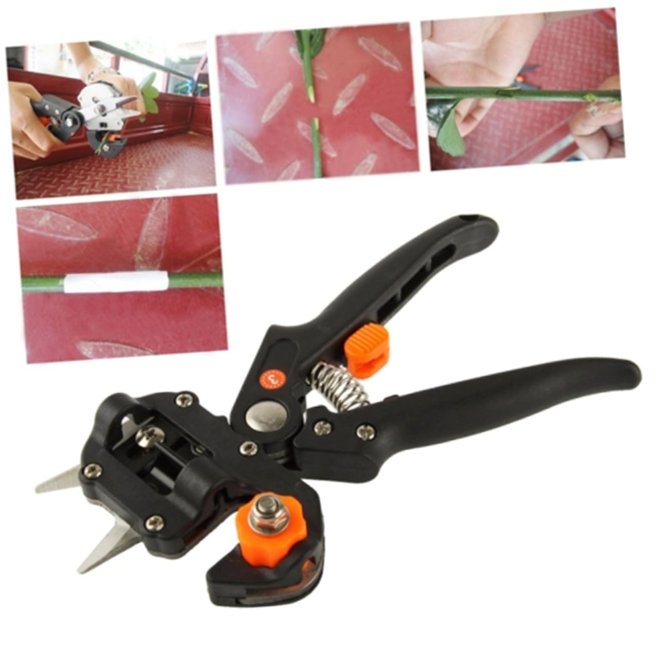 Forbici per Innesto Piante e Alberi in Acciaio Inossidabile | Sostituzione Rapida, Uso Semplice, Utensile da Giardino per Potature e Lavori di Innesto