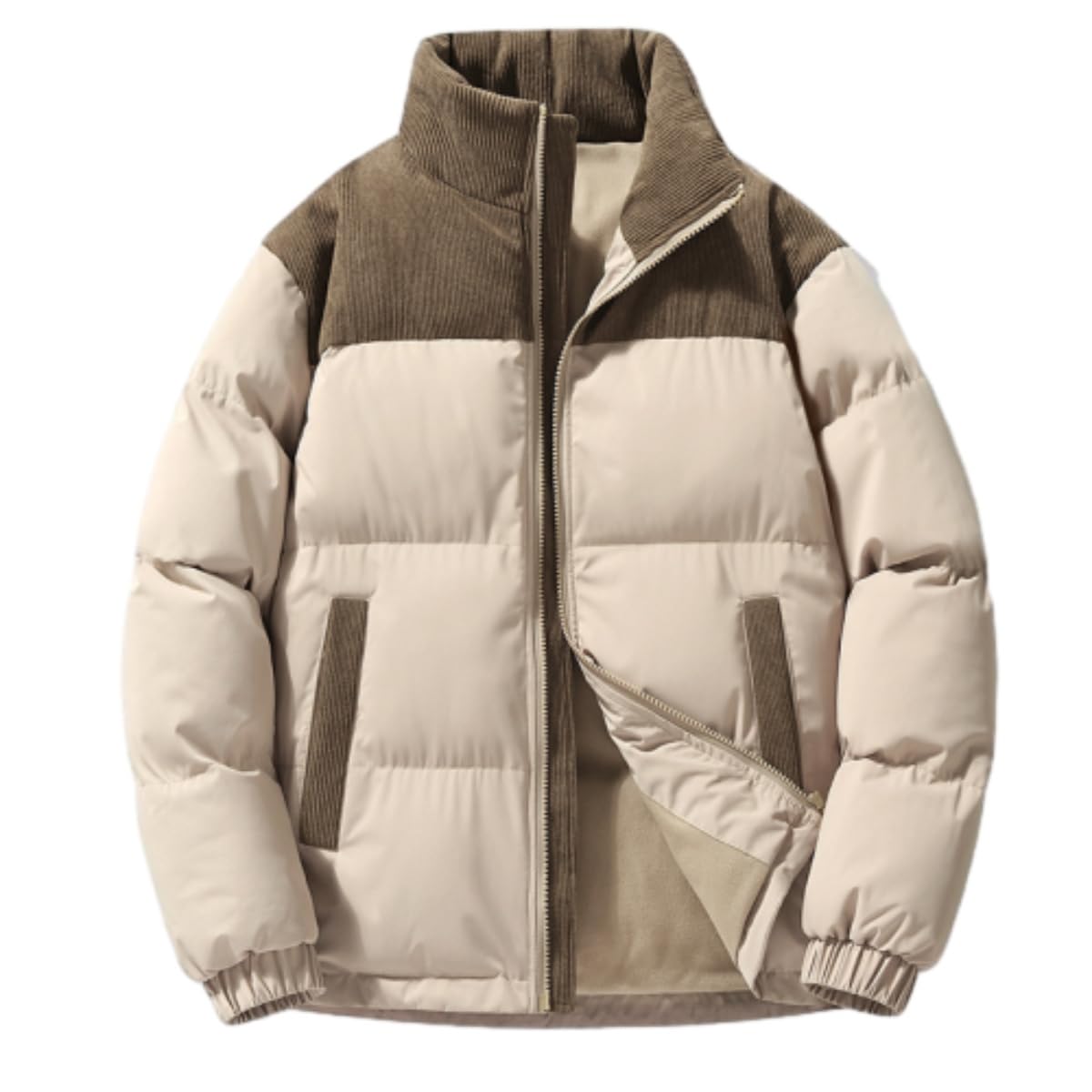 Men Jacket Light Fashion Men Casual Cotton Jacket Thicken Warm Men Trend Cold Jacket Outdoor Travel Skiing Men Winter Jacket