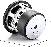 Vista 7 de CT Sounds MESO-8-D2 1600 vatios máx. 8 pulgadas subwoofer para coche dual 2 ohmios