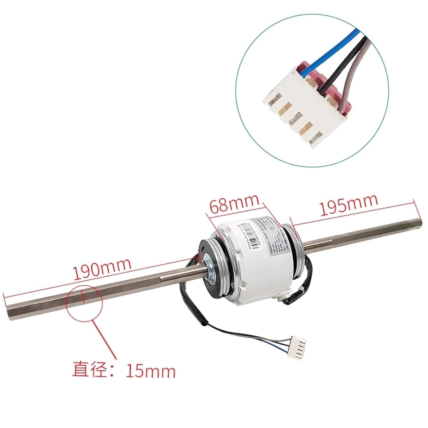 Air Conditioner Multi Split Brushless Motor Duct Fan ZWF-30A B-FG30A-ZL 30W
