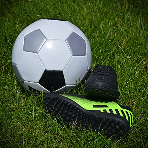 Vizari Santos Turf Soccer Shoes for Boys and Girls| Athletic Turf Shoes with Durable Two Color Synthetic Upper | Youth Football Turf Shoes with Molded Rubber Oursole | Superior Traction on Turf Ground2
