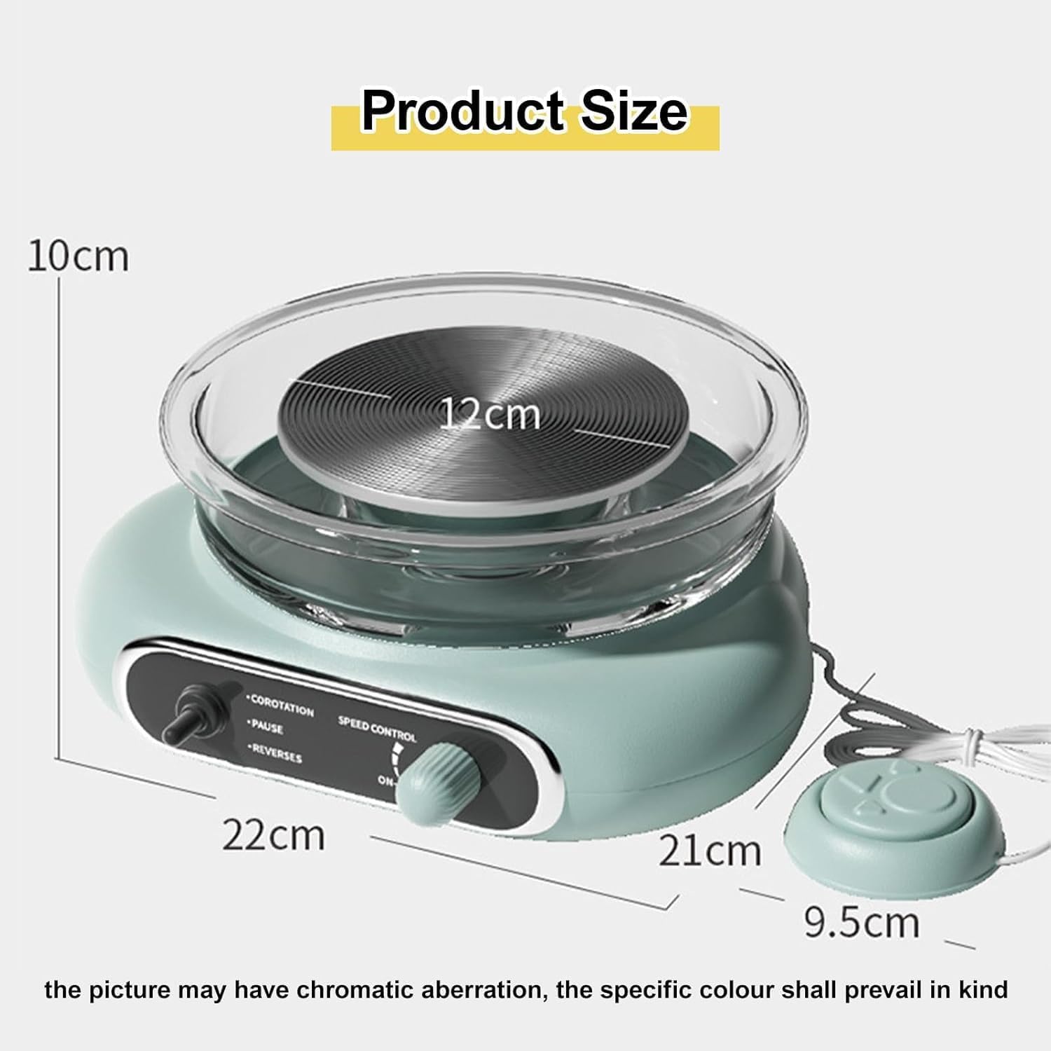 Elektrische Mini-Töpferscheibe für Anfänger - Stufenlos verstellbar mit Fußpedal, abnehmbarem Design & komplettem Set. Inkl. Werkzeugen für DIY-Keramik, Kinder & Erwachsene,Gray