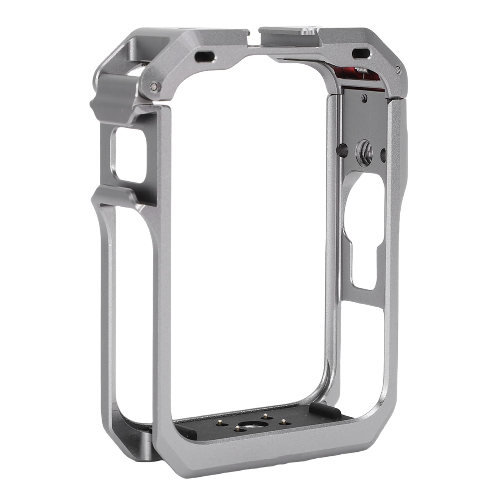 Fabater Cadre de Protection de Cage de Caméra, Boîtier de Caméra en Métal Durable avec Sabot Froid et Ports à Vis, pour Vloggers et Créateurs de Contenu (Grey)