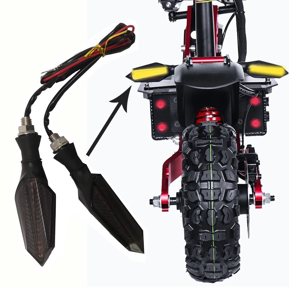 WnewTools 36-60V Universal Electric Scootor Taillight E-bike Turn Signal Light + Brake Light For ES18 ES19 ES18lite ES18P L8SPRO Electric Bike