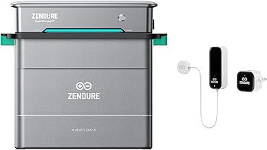 Zendure SolarFlow Balkonkraftwerk mit Speicher, Hyper 2000 mit 1800W Solar Eingang, Bidirektionales 1200W AC-Laden, Eingebaute Mikrowechselrichter, 1200W Ausgang, AB2000X 1920Wh, mit Smart Meter D0