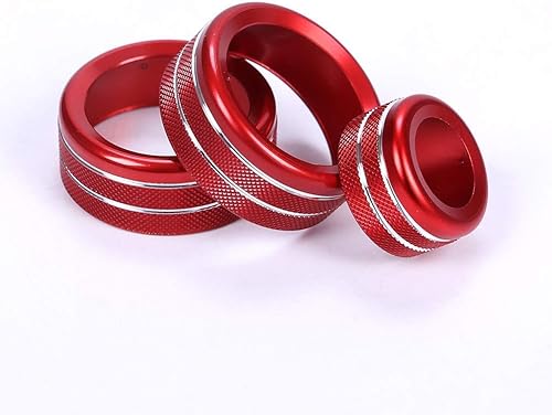 Miniatura 7 de YIWANG Aleación de aluminio Car Styling Aire acondicionado Perillas de Audio Circle Trim 3 unids para BMW 1 2 3 4 Series F30 F34 F46 GT X1 F47 F48