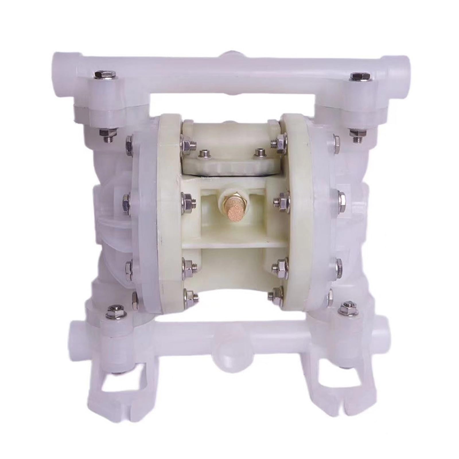 Amrttwy One Color Diaphragm Pump, Diaphragm Pumps, Air Operated Pump Technical Plastic Pneumatic Suitable For General Acid-Base Liquids Solvents