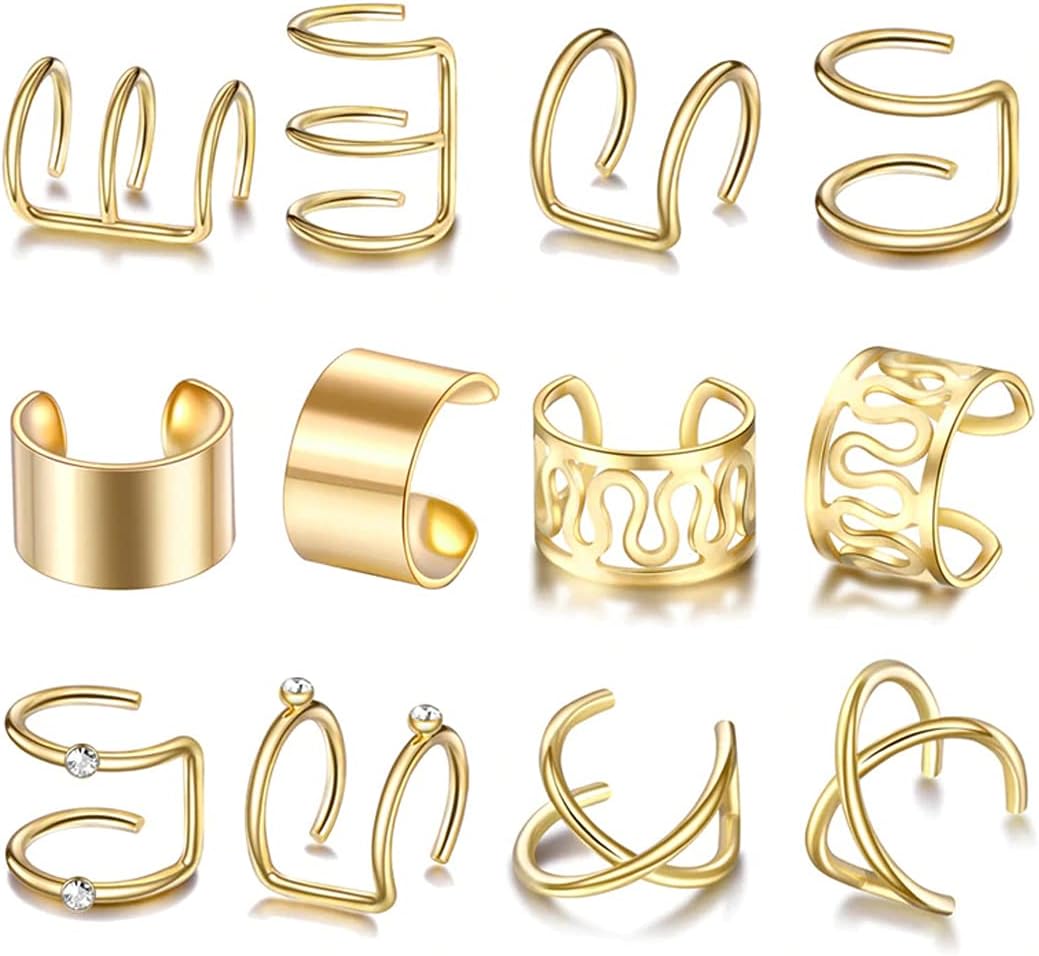 Jewels GalaxyGold Plated Hoops Earrings Combo For Women/Girls (JG-PC-ERGQ-8658)