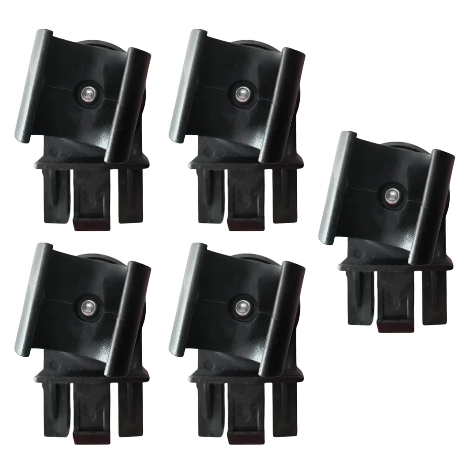 YROHGKPN Of 5 Flashlight Clamps Flashlight Holder for Hats Easy Attach Bracket for Mining Cycling Headlights Hardhat Holder