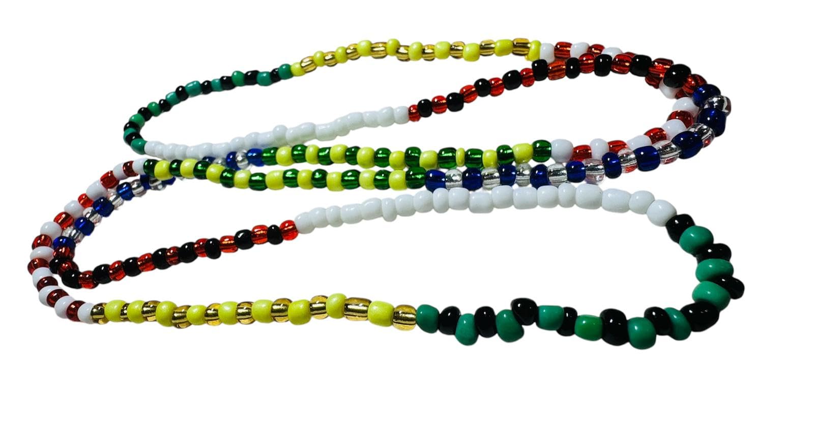 Collar Eleke de las Siete Potencias Africanas – Religión yoruba (santería) – Protección, suerte y prosperidad – Hecho a mano | Yoruba Creations