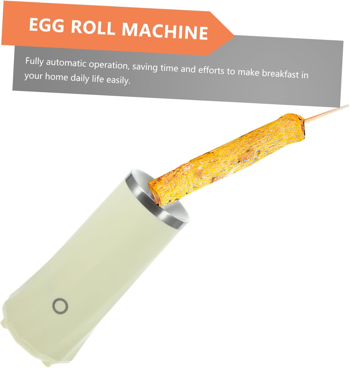 Electric Sausage Roll Maker Automatic Vertical Egg Roll Cooker Multi Functional Home Breakfast Machine Compact Space Saving Design with Even Heating for Versatile Morning Meals