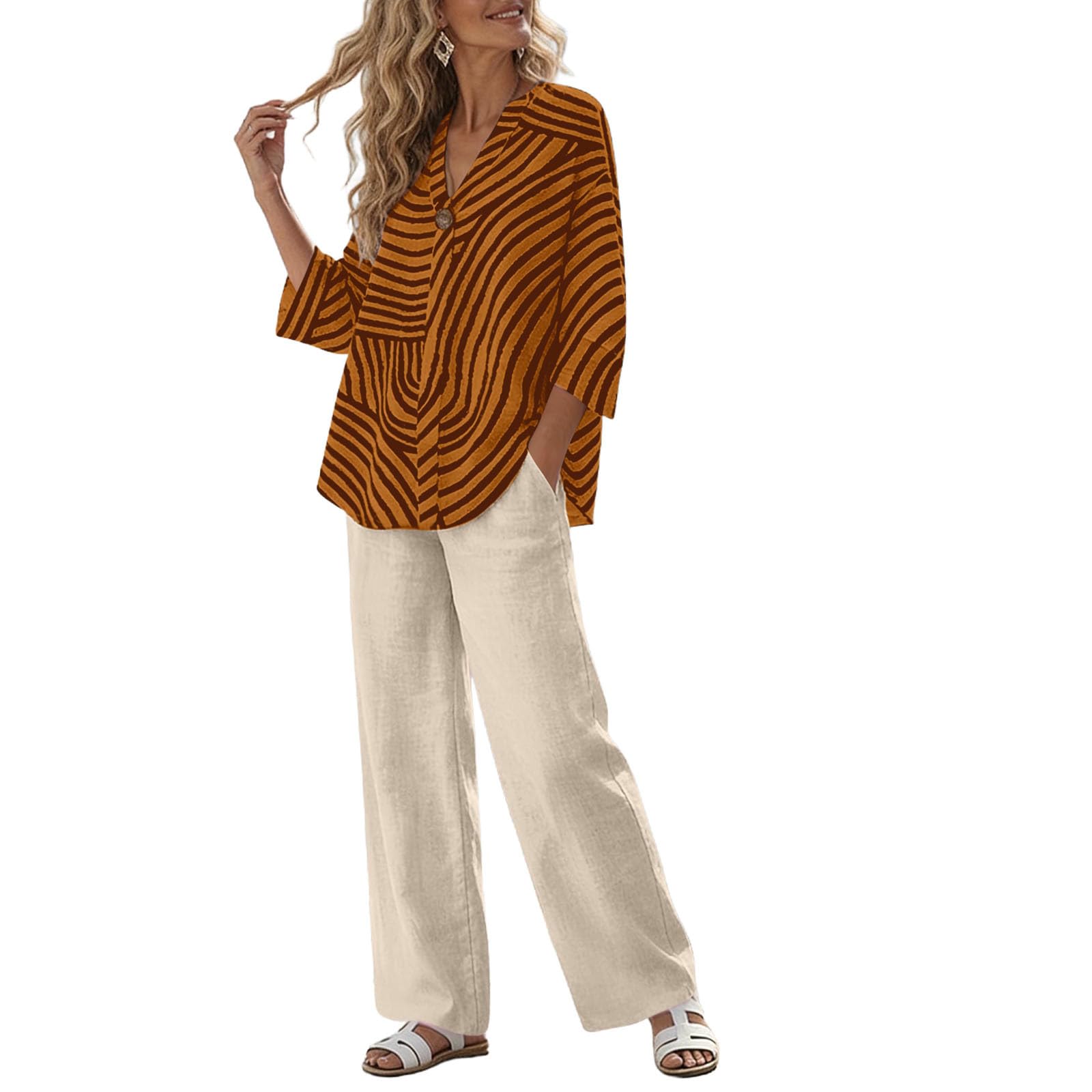 Conjunto bohemio suave para combatir el calor con estilo y bolsillos 7