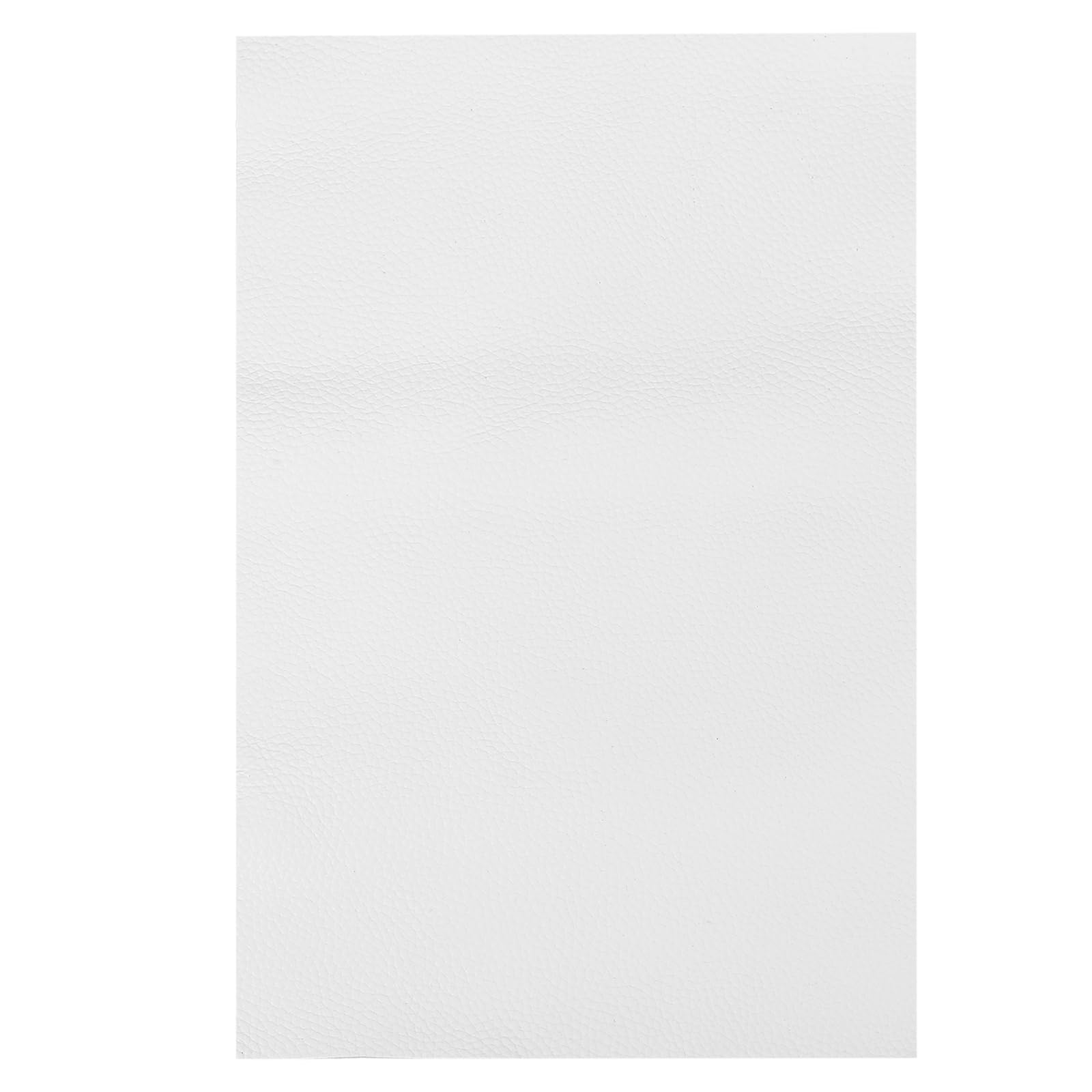 Feuille de cuir pleine fleur pour loisirs créatifs morceau cuir blanc épais