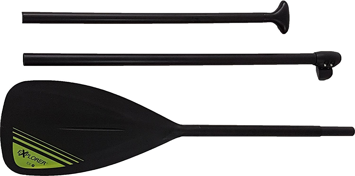 EXPLORER PREMIUM VARIO SUP ALU PADDEL 175-215 CM STAND UP PADDLE BOARD AQUA