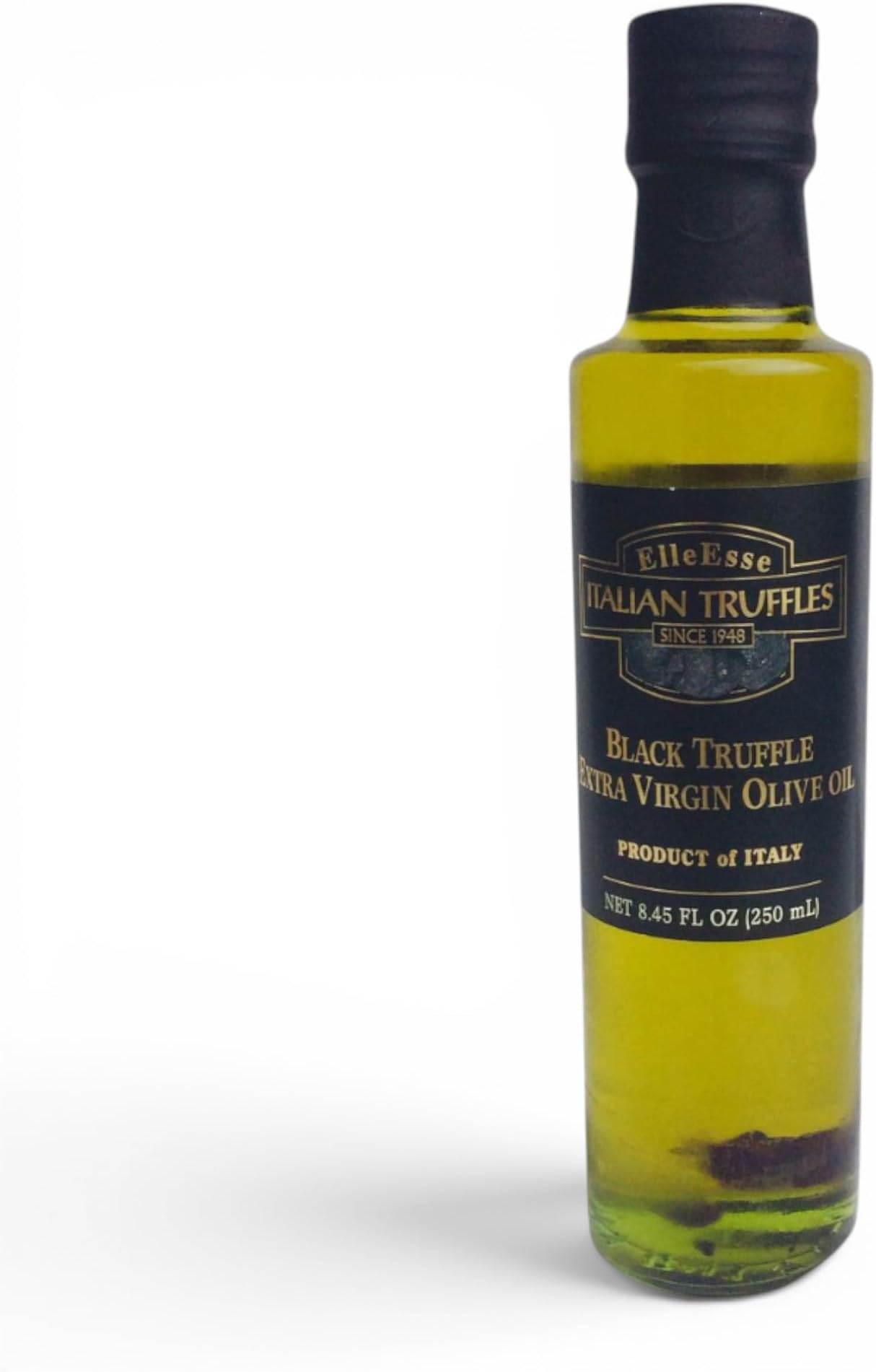 Elle Esse Italian Black Truffle Extra Virgin Olive Oil - 250 ml Gourmet Truffle Infused Oil