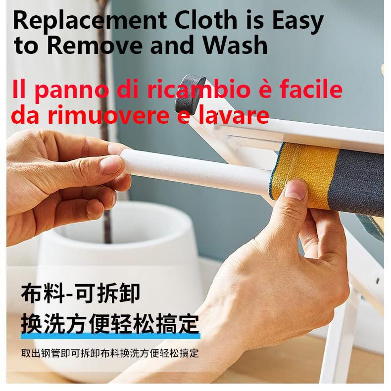 Replacement Fabric Cloth for Recliner Beach Folding Chair Kits Oxford&Canvas 115x43cm 45x17Inch Beige