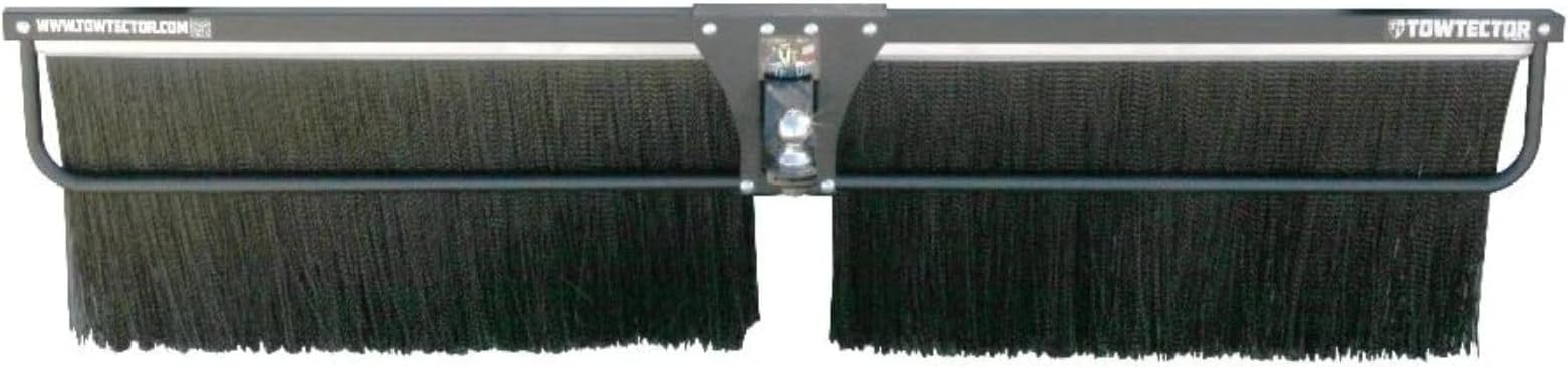 Tier 2 Mud Flap 27816-T2 Medium Duty Single Brush Strip - 78" Wide 16" Tall for 2" Hitch Receiver (Wall Mount Bracket NOT Included)