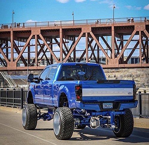Bulletproof Hitches 3.0" Adjustable Heavy Duty (22,000Lb Rating) 12" Drop/Rise Trailer Hitch With 2" And 2 5/16" Dual Ball (Black Textured Powder Coat, Solid Steel) #TOP6