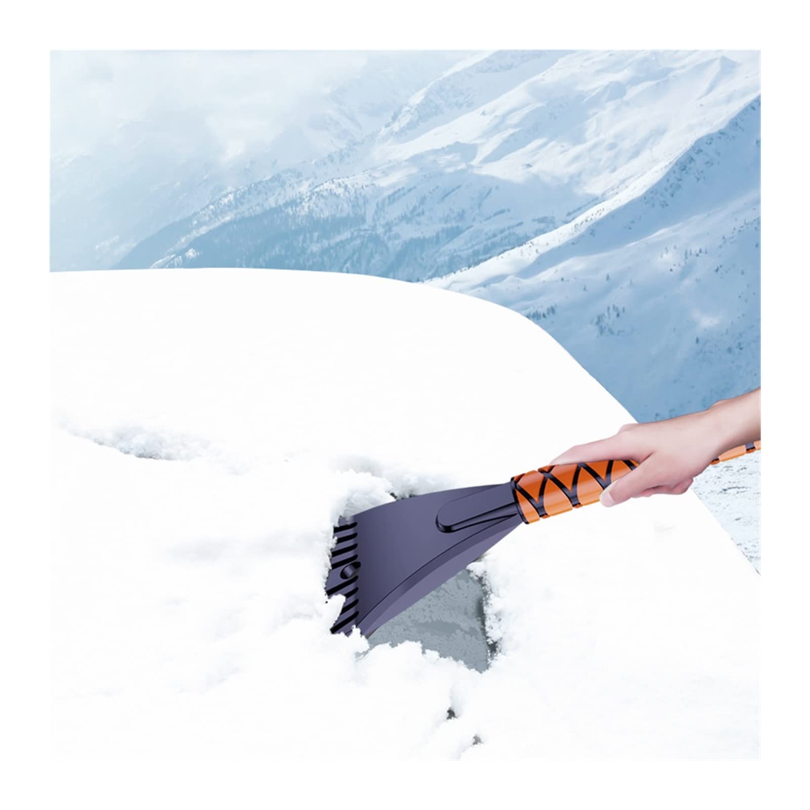 Blocs de Neige Déneigement de Voiture Pelle à Glace Grattoir à Glace Pare-Brise Enlèvement de défenseur de Verre Brosse à Neige rétractable Automatique Outil d'entretien de Lavage de véhicule