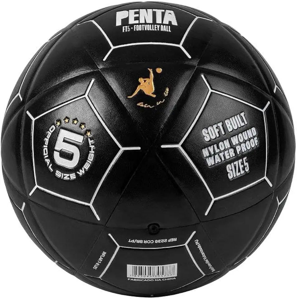 Bola de Futvolei Penta Preta ft5 Altinha Profissional